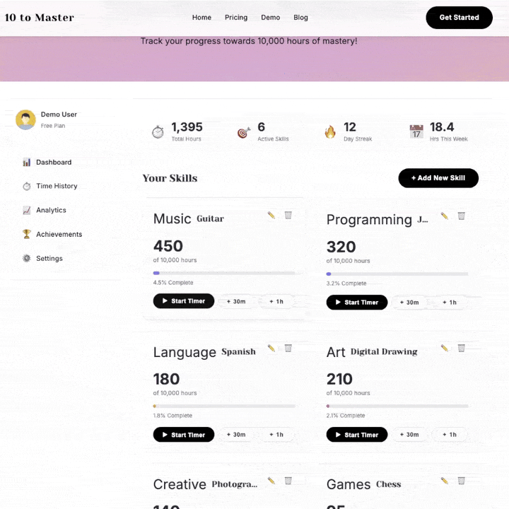 10 to Master App Mockup